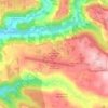Palmital dos Fundos topographic map, elevation, terrain