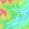 Sakdrisi topographic map, elevation, terrain