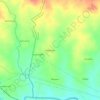 Madhupur topographic map, elevation, terrain
