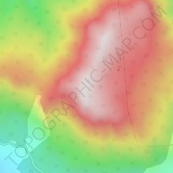 Jbel Tizirane topographic map, elevation, terrain