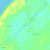Madeira topographic map, elevation, terrain