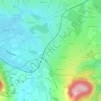 Stockham topographic map, elevation, terrain