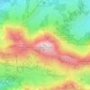 Winterstaude topographic map, elevation, terrain
