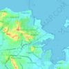 Osbourn topographic map, elevation, terrain