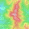 Monte Peglia topographic map, elevation, terrain