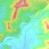 La Unión topographic map, elevation, terrain