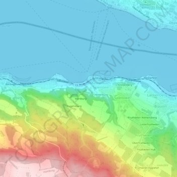 Luisebärg topographic map, elevation, terrain