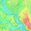 la Guia topographic map, elevation, terrain