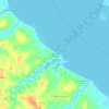 Queen Tree Landing topographic map, elevation, terrain