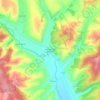 Riosmenudos de la Peña topographic map, elevation, terrain