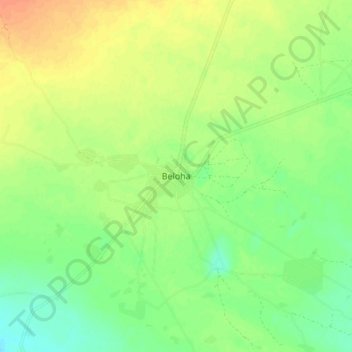 Beloha topographic map, elevation, terrain