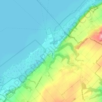 Portalban topographic map, elevation, terrain