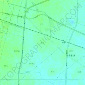 南奇 topographic map, elevation, terrain