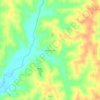 Bloomington topographic map, elevation, terrain