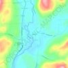 Hoboken topographic map, elevation, terrain