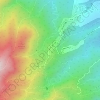 Sofaïa topographic map, elevation, terrain
