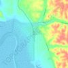 Molena topographic map, elevation, terrain