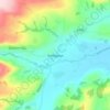 Trefeglwys topographic map, elevation, terrain