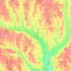 Mossy Hammock topographic map, elevation, terrain