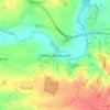 Newton Blossomville topographic map, elevation, terrain