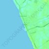 Pontian Kechil topographic map, elevation, terrain