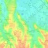 Les Mûres topographic map, elevation, terrain