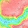 Montflageol topographic map, elevation, terrain