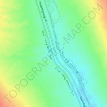 Evelyn topographic map, elevation, terrain