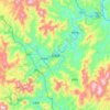 尤溪县 topographic map, elevation, terrain