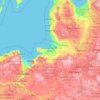 Kaliningrad Oblast topographic map, elevation, terrain