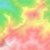 Juqin topographic map, elevation, terrain