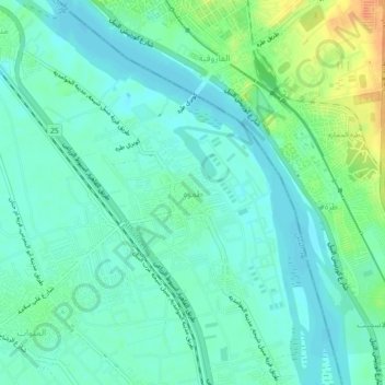 Tomouh topographic map, elevation, terrain