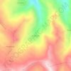 Chua Chua topographic map, elevation, terrain