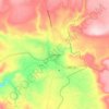 Coroneo topographic map, elevation, terrain