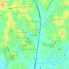 Deepangoda topographic map, elevation, terrain