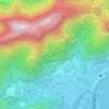 Cachoeira dos Primatas topographic map, elevation, terrain