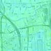 华漕 topographic map, elevation, terrain