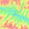 Yuanyang topographic map, elevation, terrain
