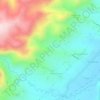 Quebrada Salado topographic map, elevation, terrain