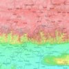 Paro District topographic map, elevation, terrain