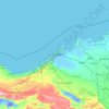 Iskanderiya topographic map, elevation, terrain