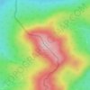 Sandy Bay Mountain - Mont Bélanger topographic map, elevation, terrain