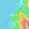 Cestaglia topographic map, elevation, terrain