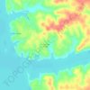 Cumberland Shores topographic map, elevation, terrain