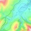 Pie de Concha topographic map, elevation, terrain