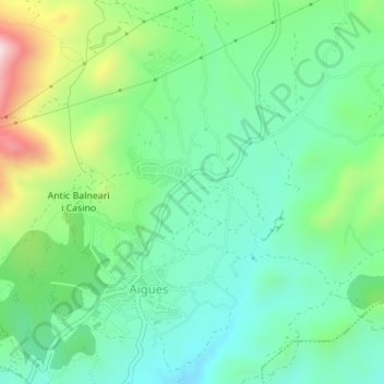 Mallol topographic map, elevation, terrain