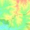 Pali topographic map, elevation, terrain