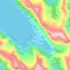 Ersfjorden topographic map, elevation, terrain