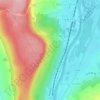 Clarée topographic map, elevation, terrain