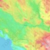 Trebinje topographic map, elevation, terrain